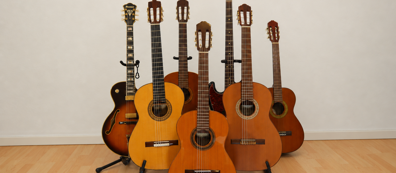 Gitarren und E-Bass für Gitarrenensemble und Gitarrenorchester